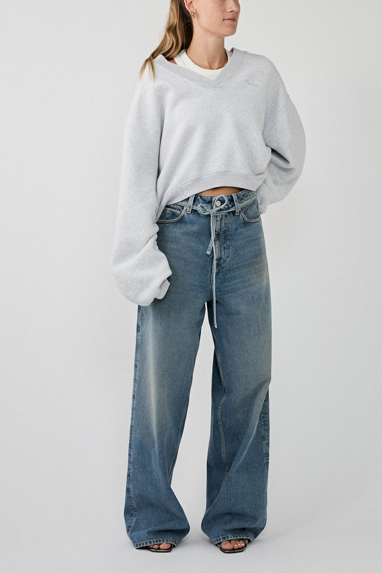 Dames sweater grijs