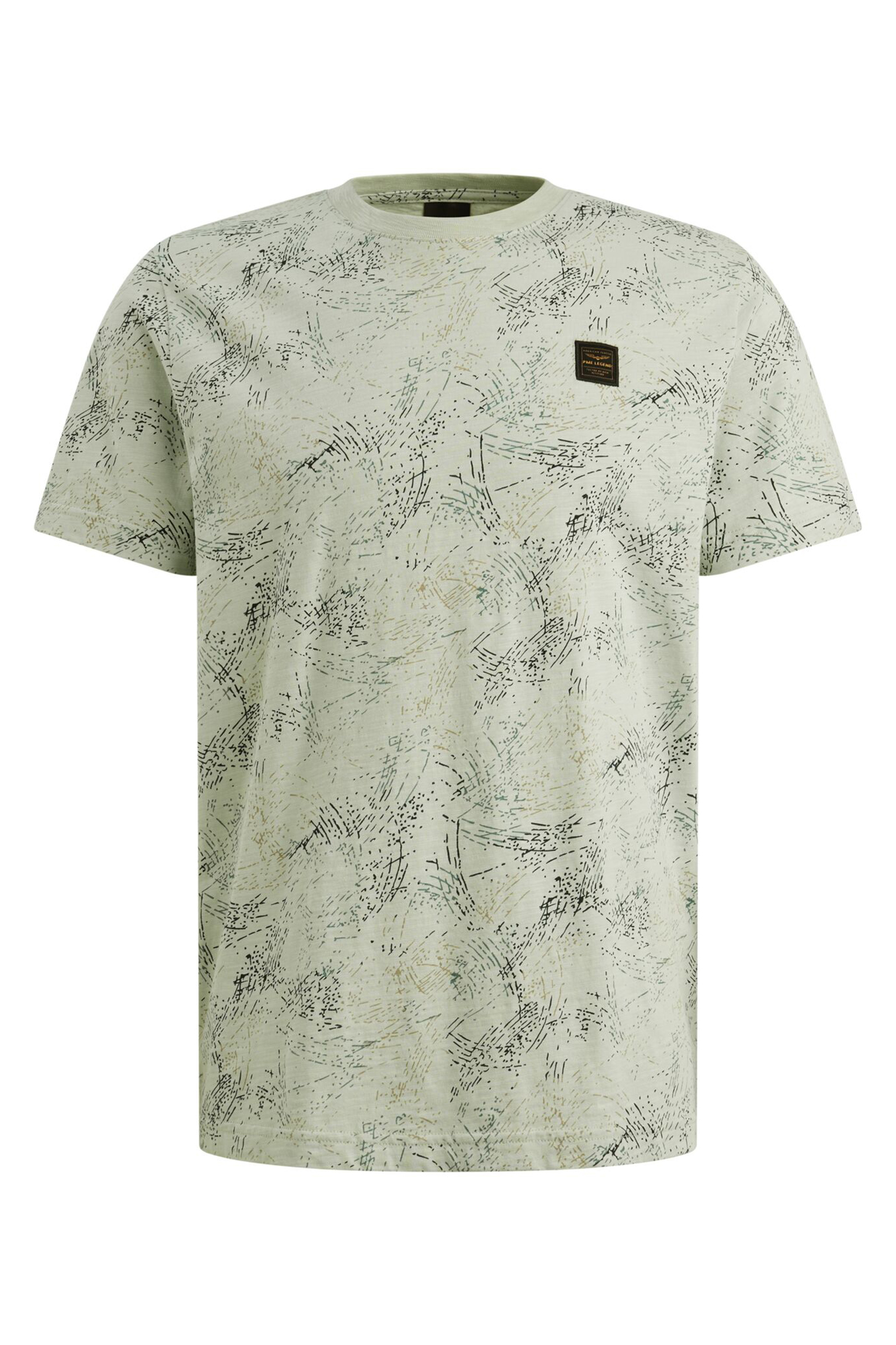 Heren overhemd lm casual groen