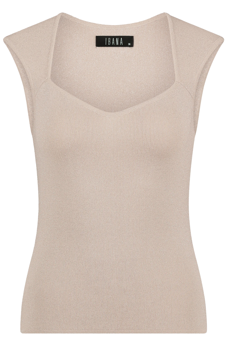 Dames top ecru