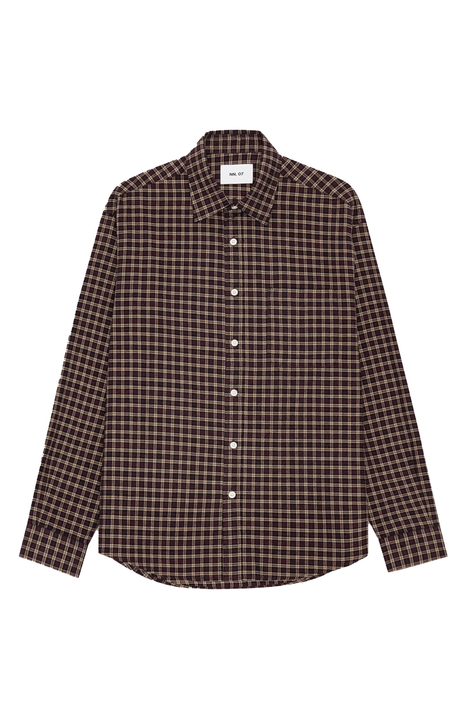 Heren overhemd lm casual rood