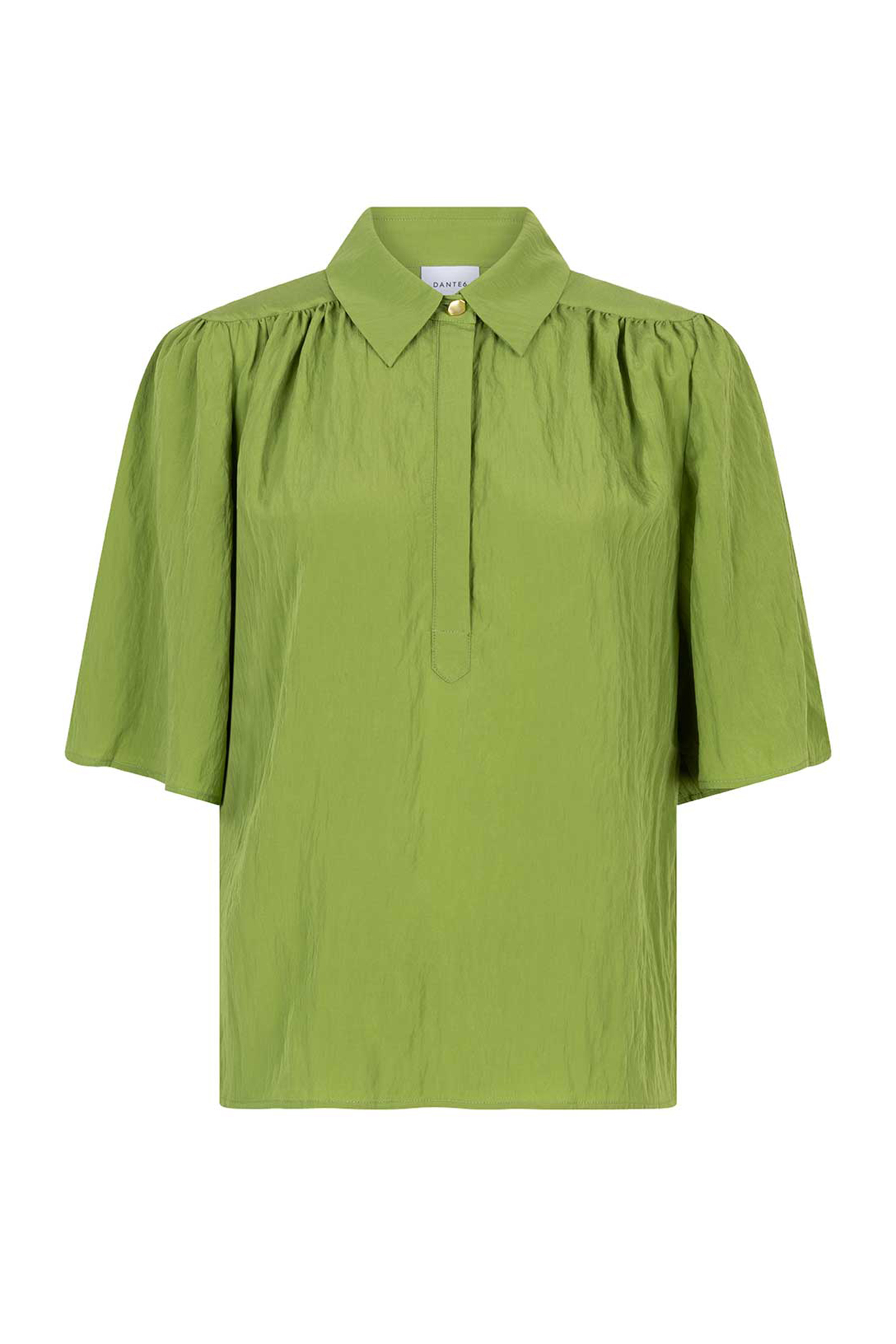 Dames blouse korte mouw groen