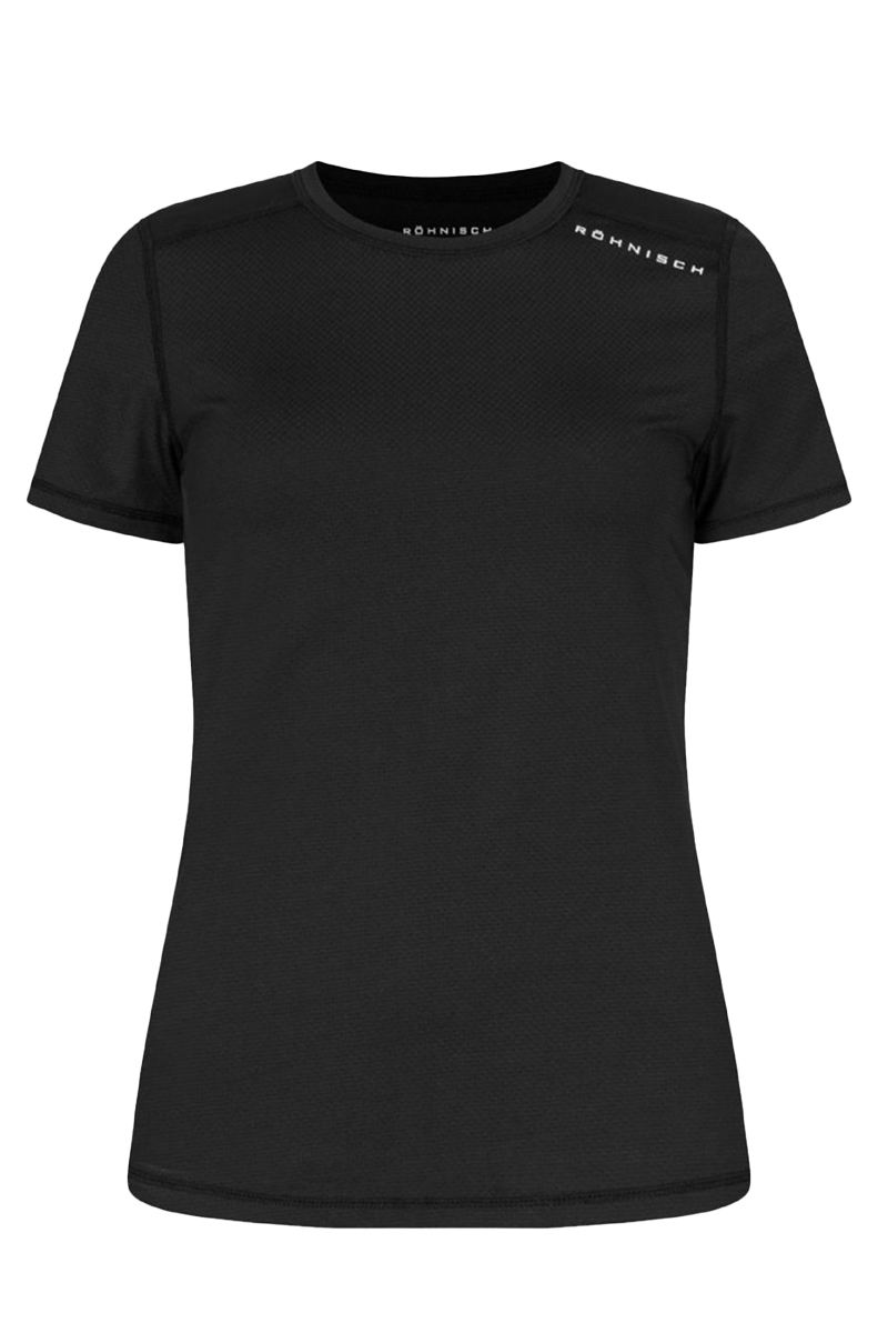 Rohnisch JACQUARD TEE Zwart-1 1