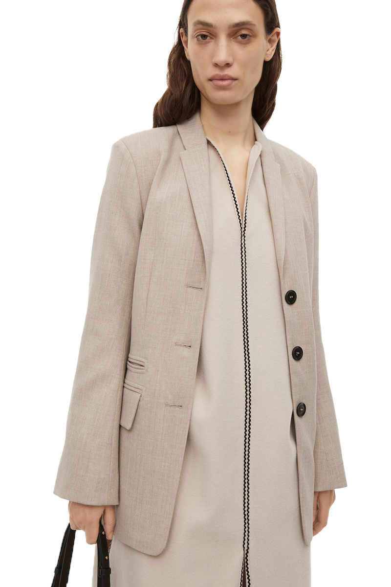 Dames blazer bruin