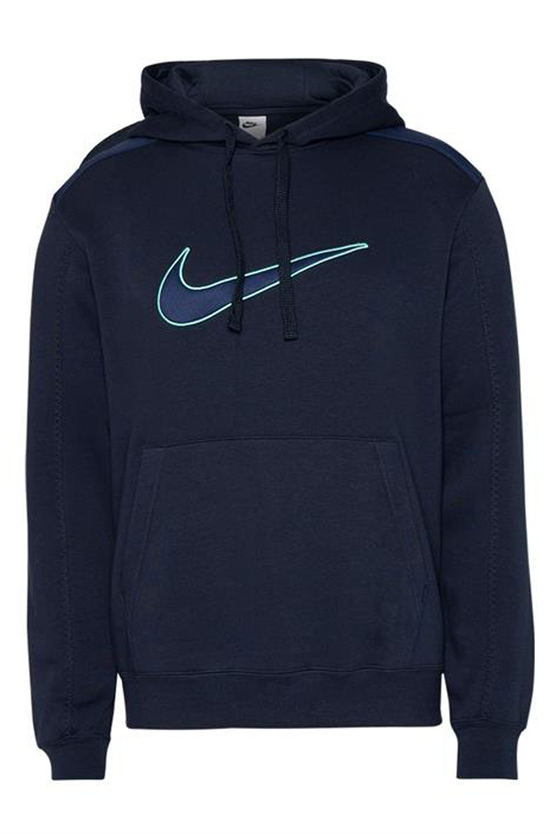Nike M Nsw Sp Flc Hoodie Bb Blauw-Multicolour 1