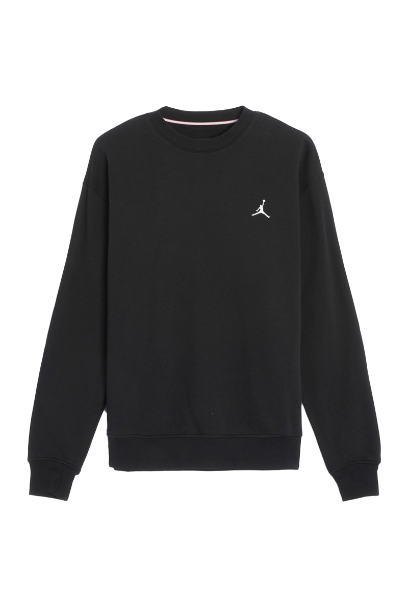 Nike Jordan Essentials Men's Fleece Crew Zwart-Wit 1
