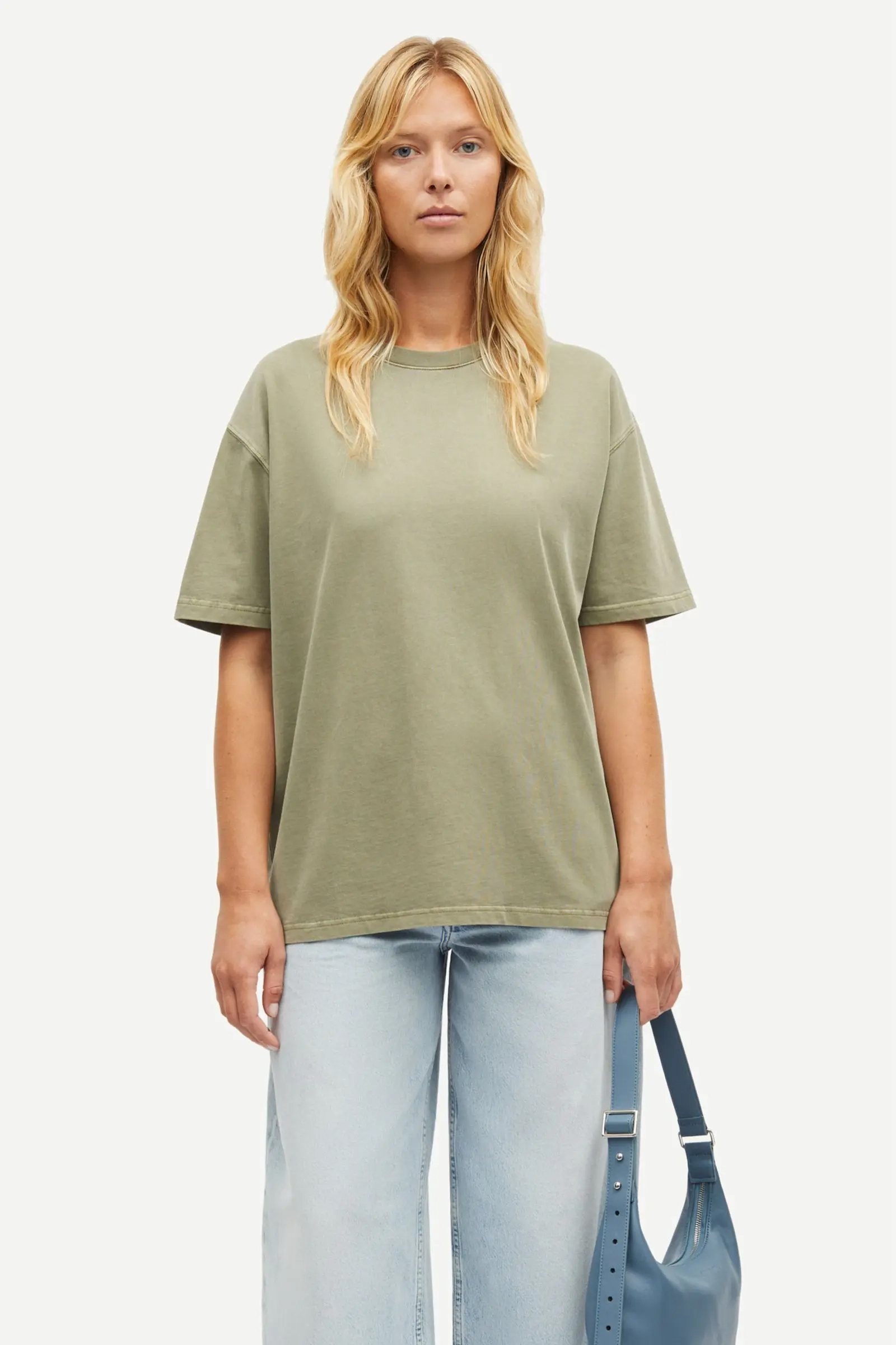 Dames t-shirt korte mouw groen