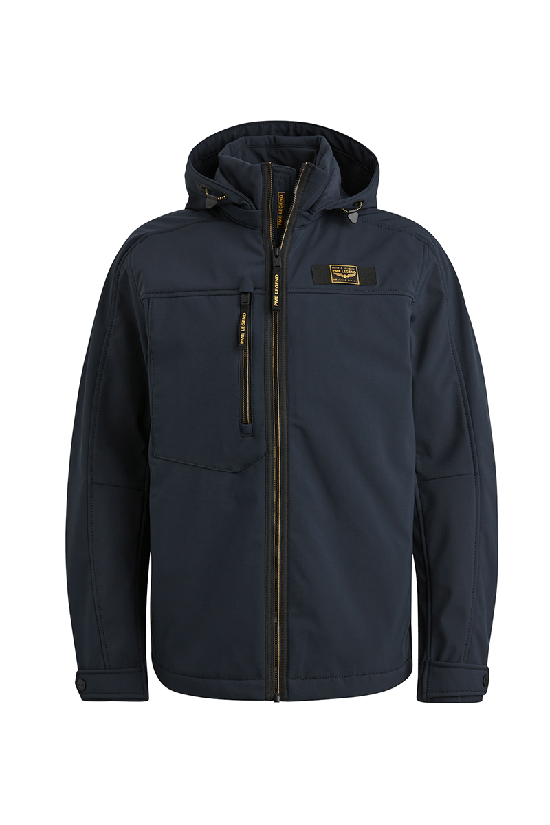 PME Legend Semi long jacket SUCCESSOR 3L Soft Shell Blauw-1 1