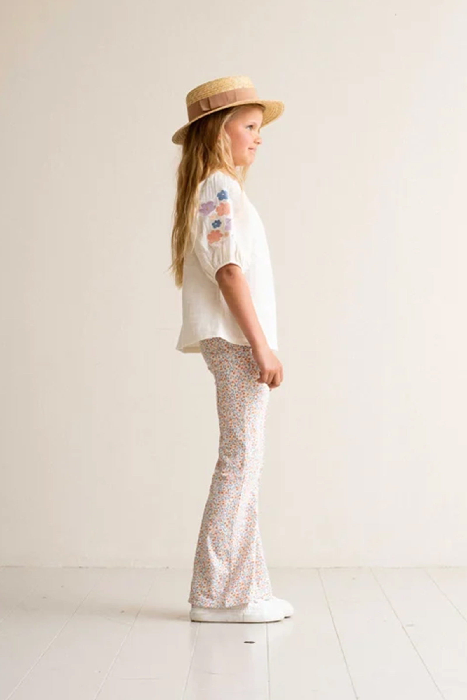 Meisjes broek oranje