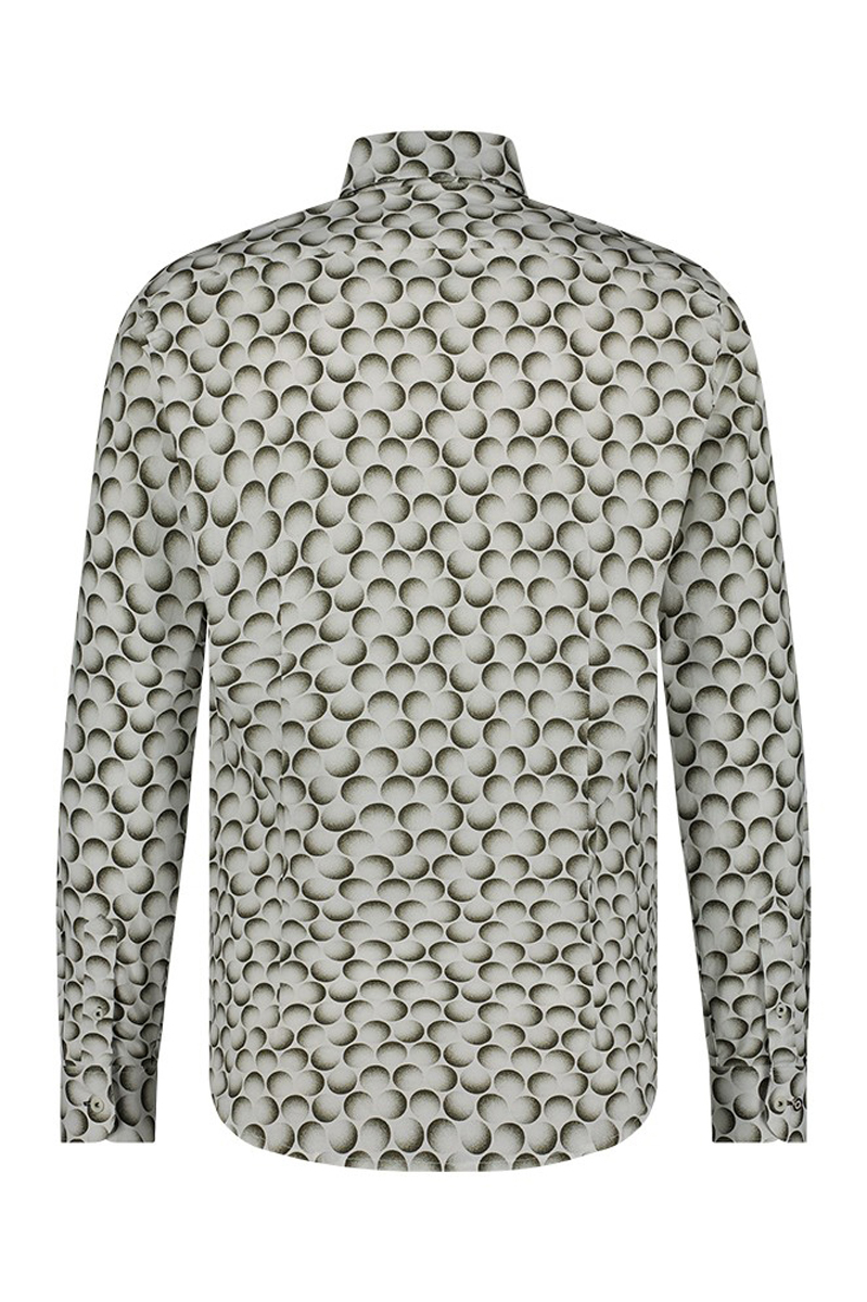 Heren overhemd lm casual groen