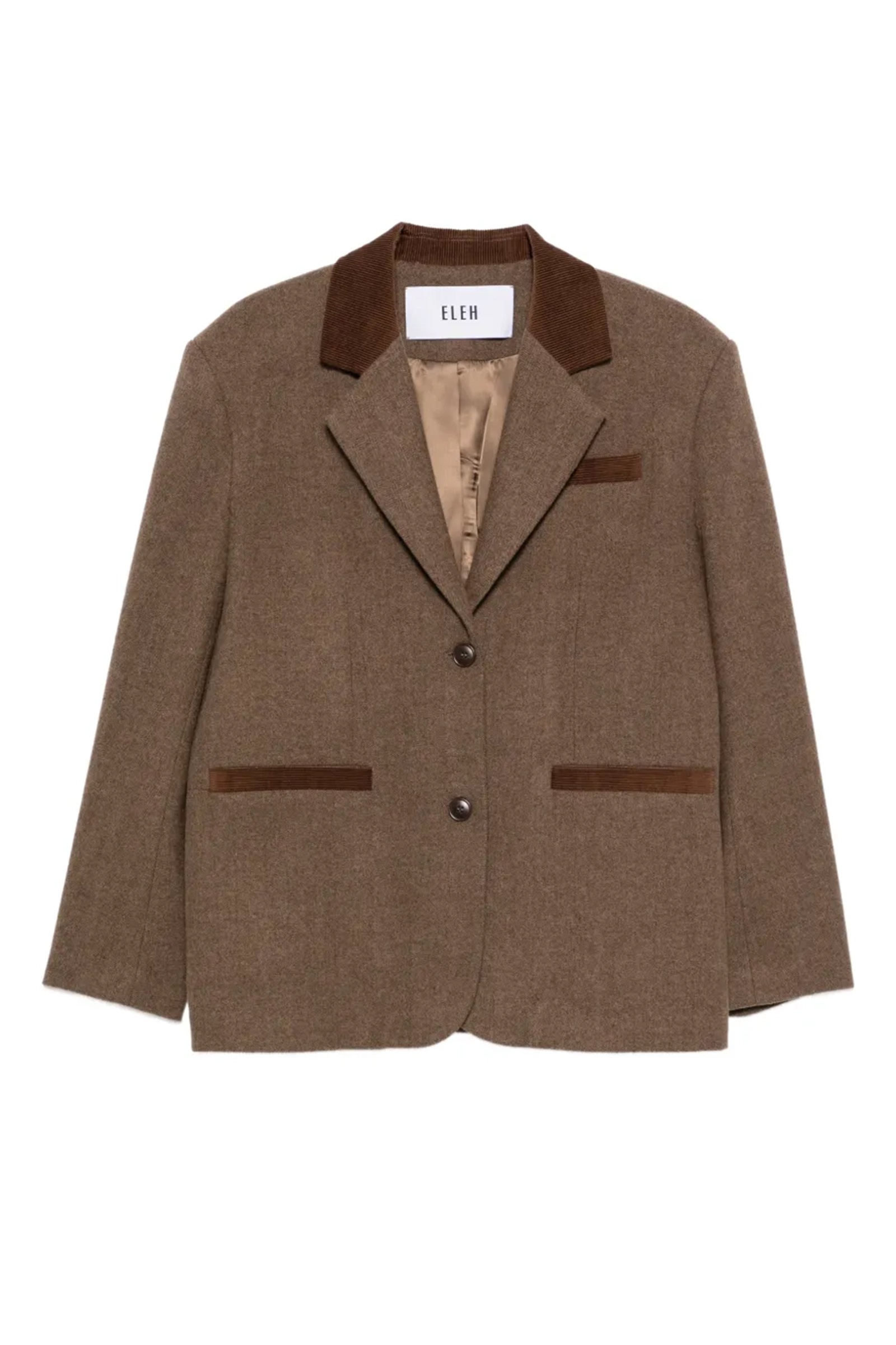 Dames blazer bruin