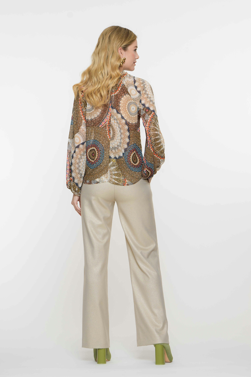Geisha Pants shimmer Goud-1 3