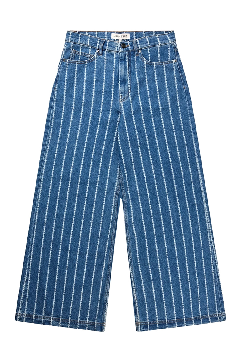 Dames broek blauw