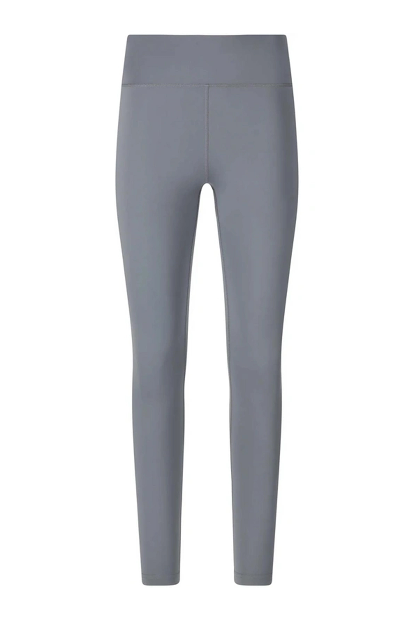 Fitness dames tight lang blauw