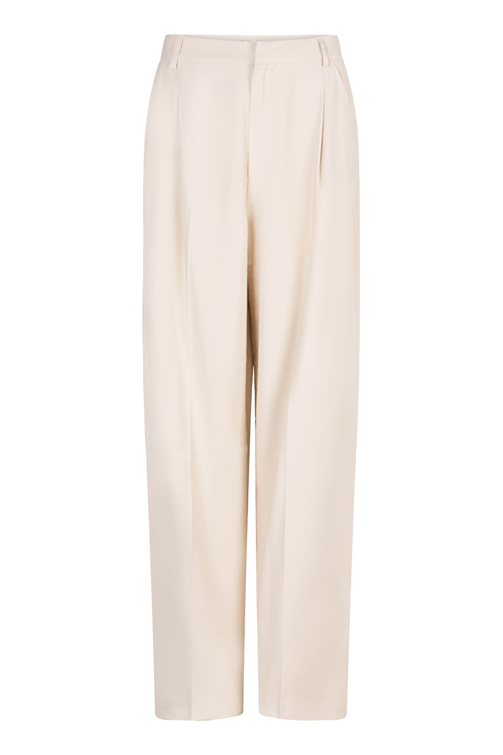 Esqualo Trousers WB pleat Ecru-1 1