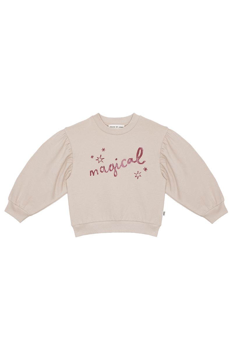 Meisjes sweater bruin