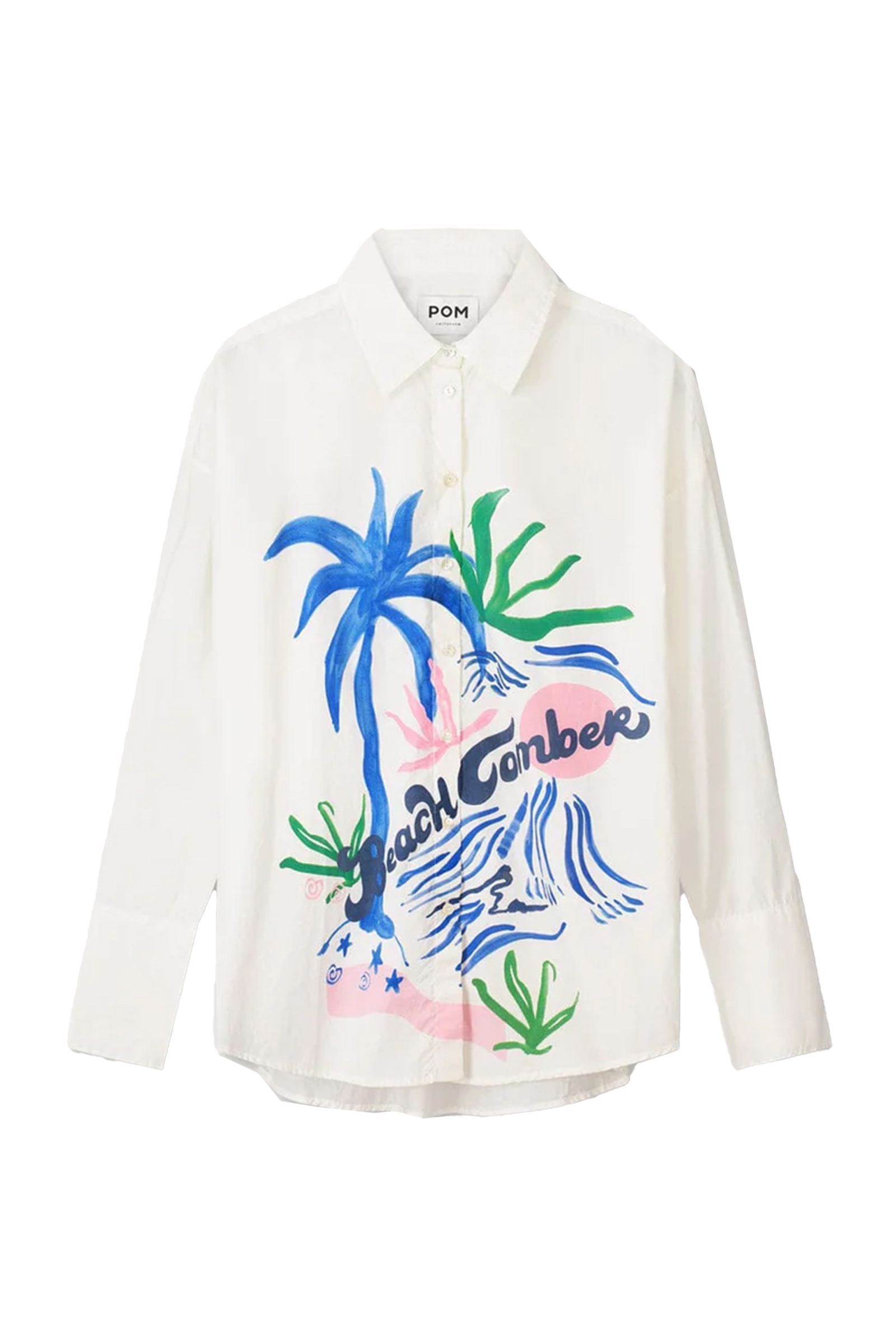 Dames blouse lange mouw wit