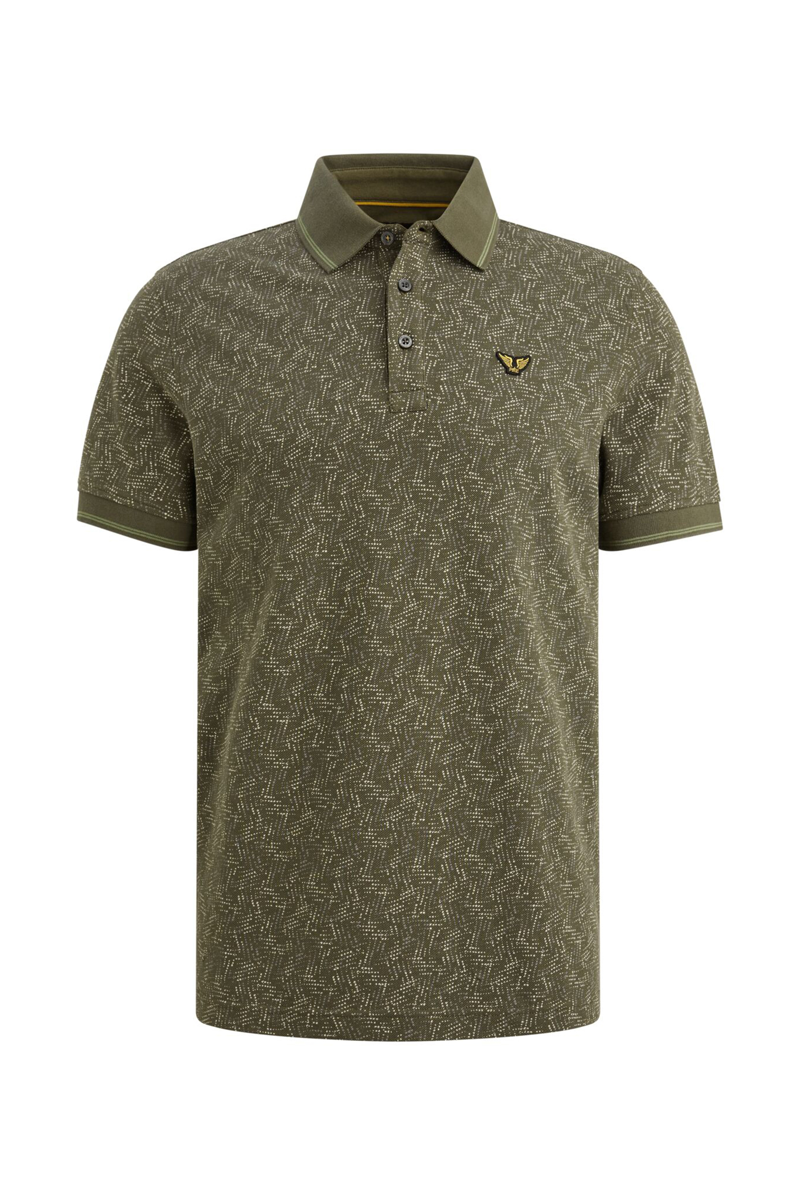 Heren overhemd lm casual groen