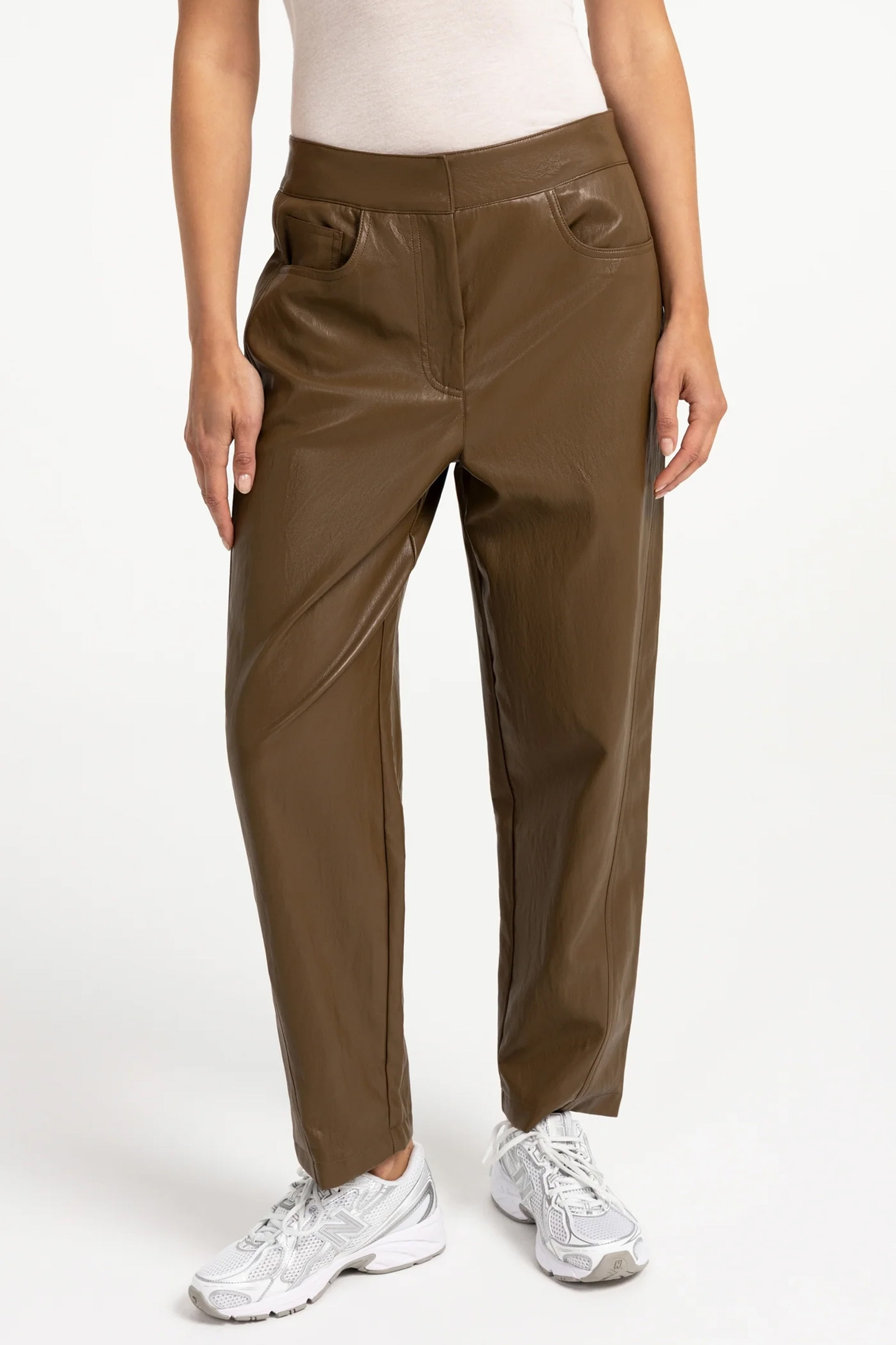 Dames broek bruin