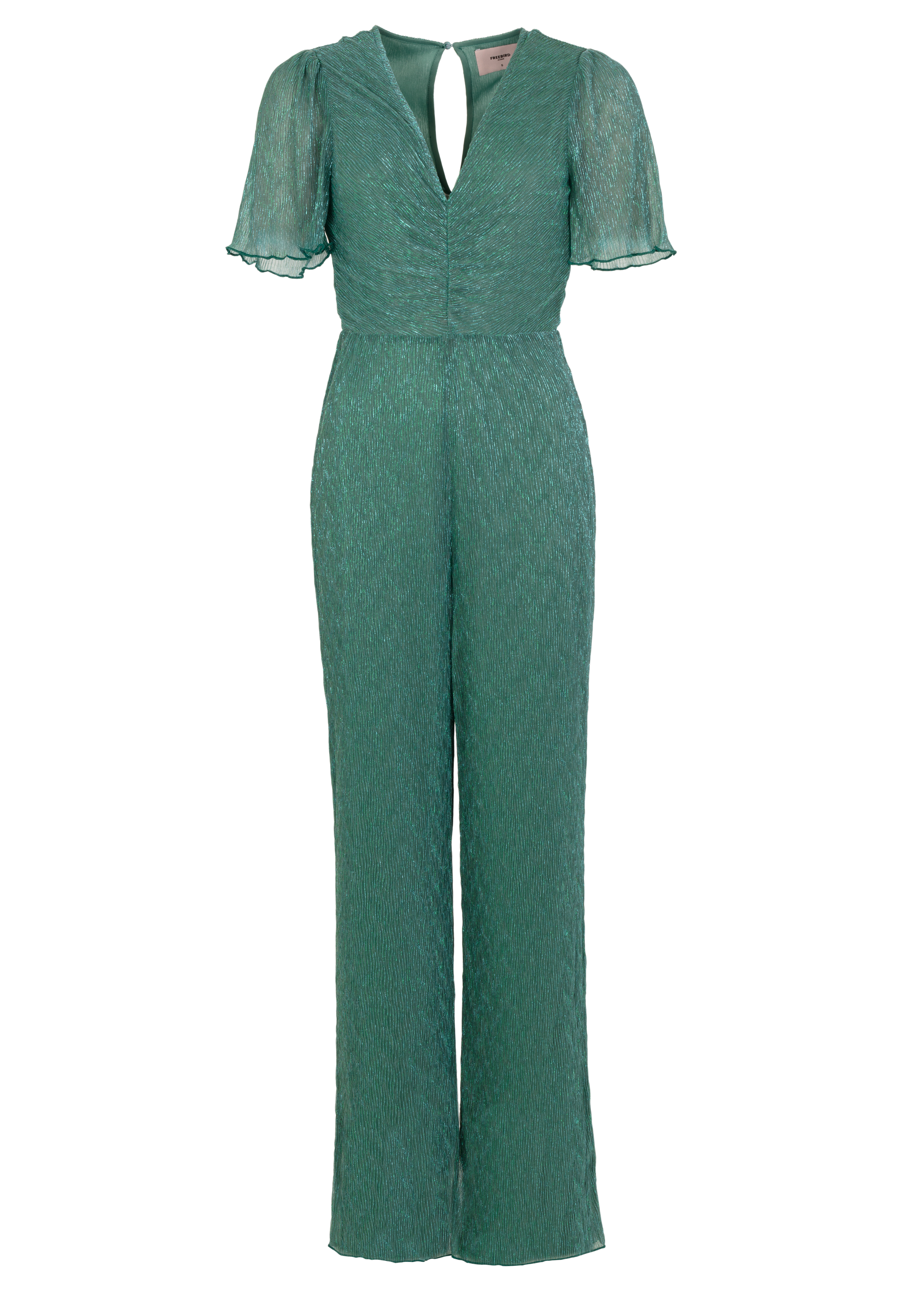 Dames jumpsuit/tuinbroek groen