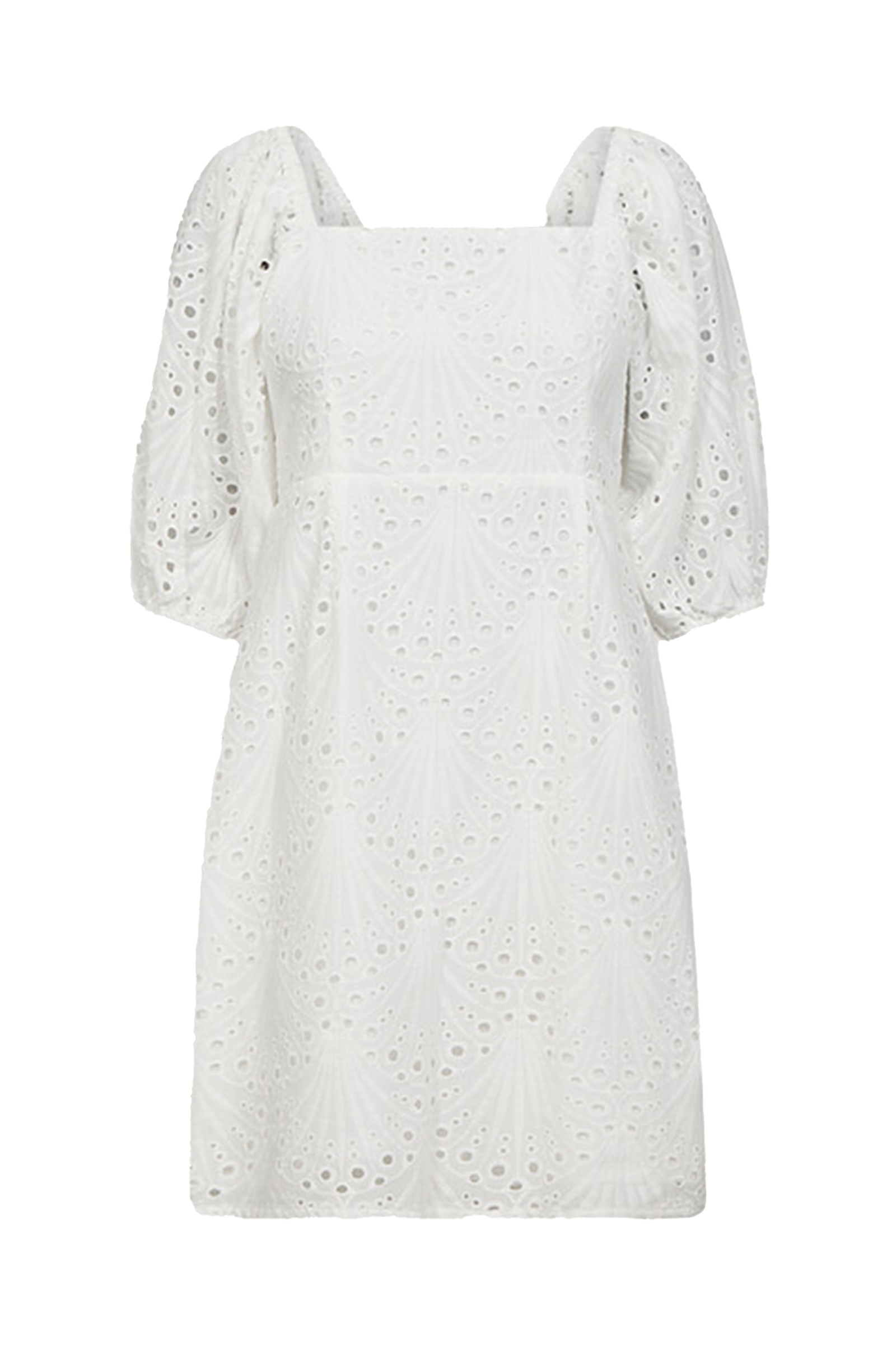 co´couture Naya cc anglaise knot dress Wit-1 1
