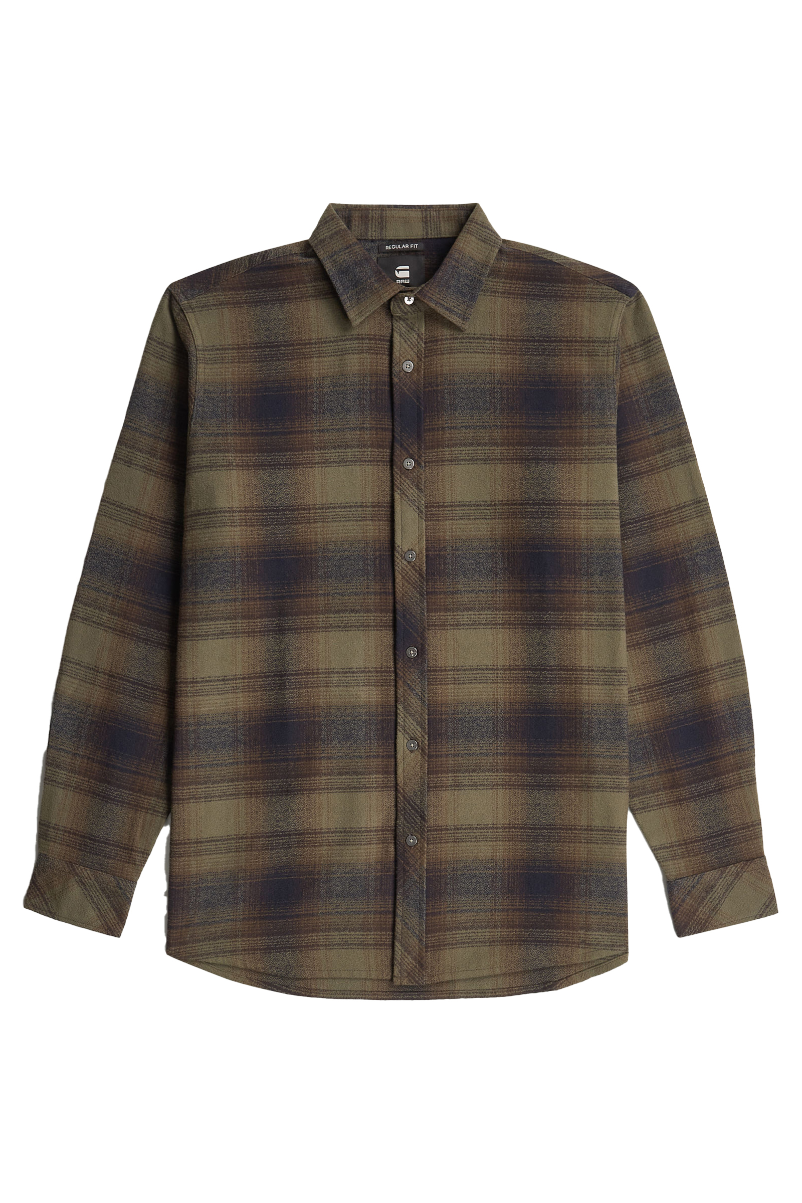 Heren overhemd lm casual groen