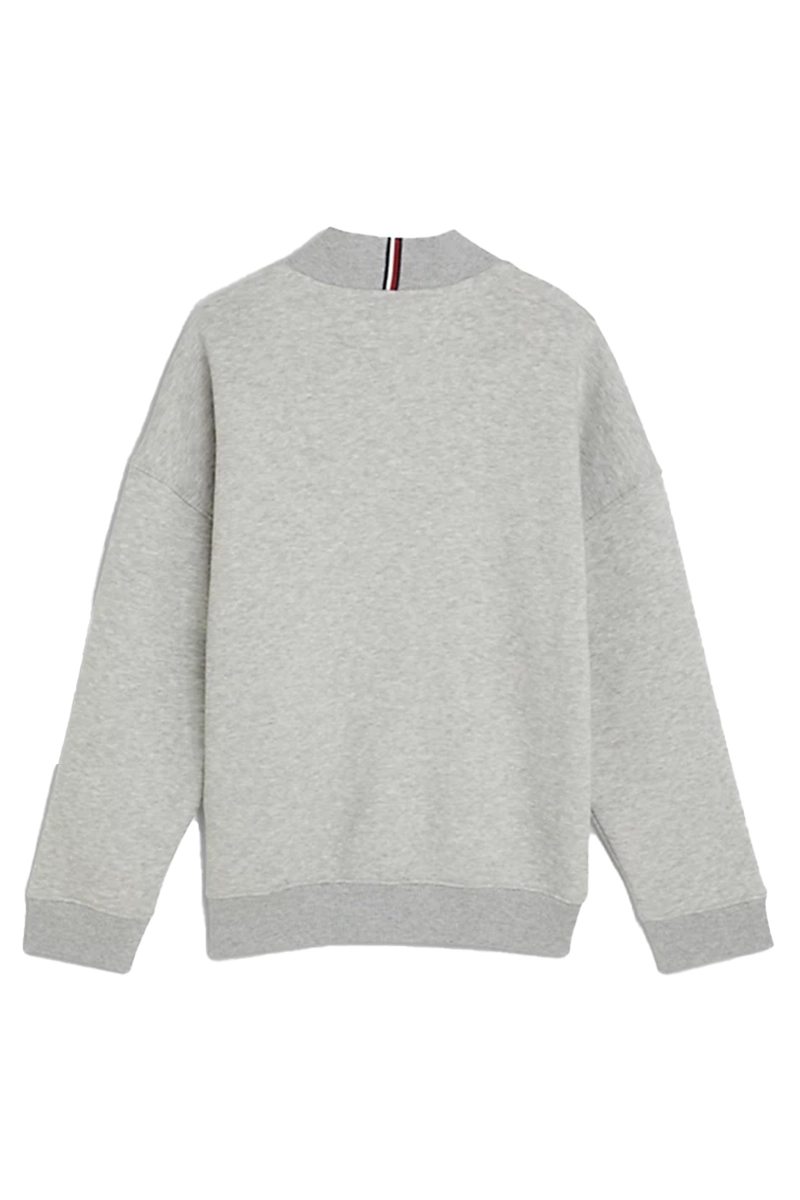 Tommy Hilfiger check label sweatshirt Grijs-1 4