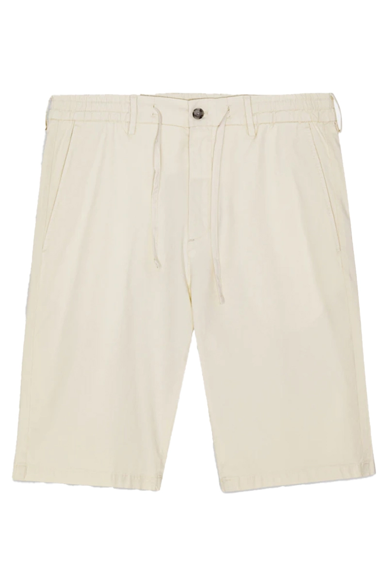 Heren short ecru