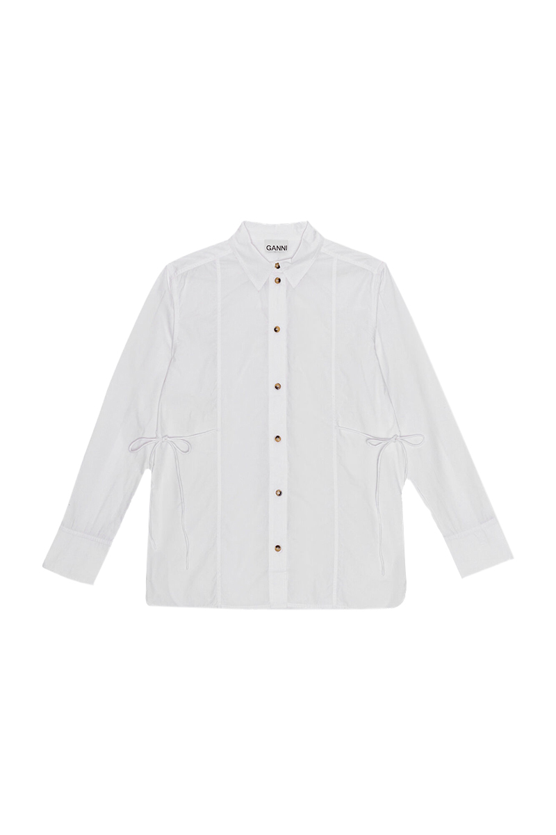 Dames blouse lange mouw wit