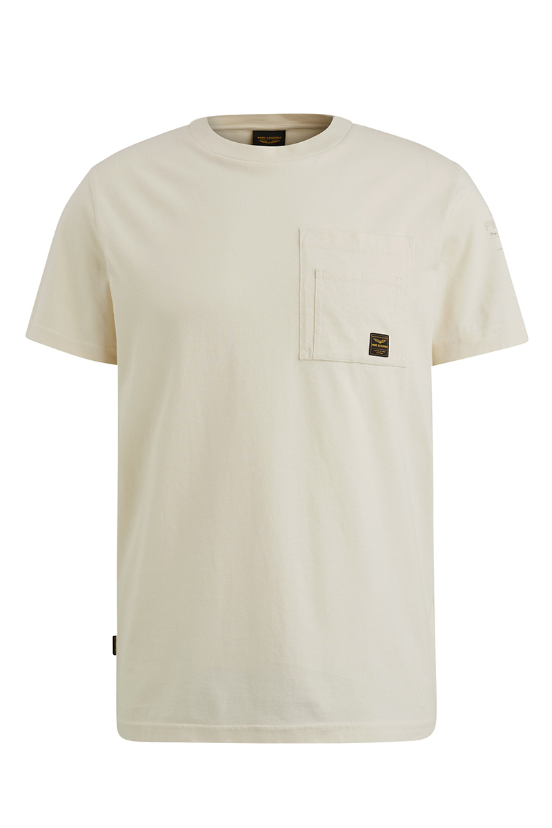 PME Legend Short sleeve r-neck play single jersey Ecru-1 1