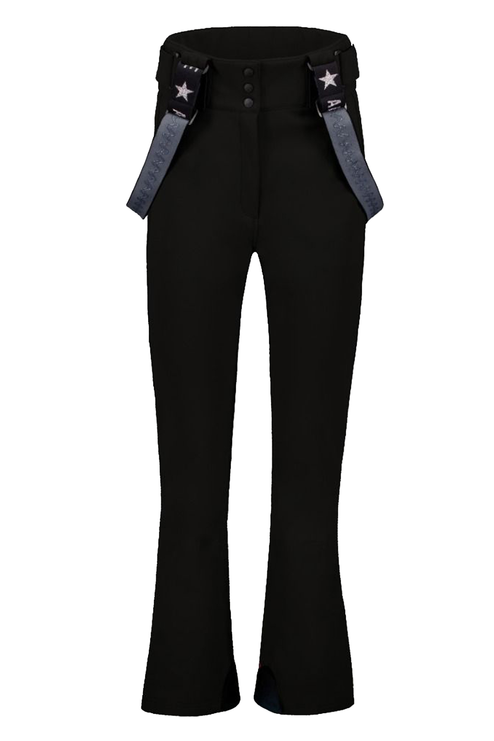 Wintersport dames strechbroek zwart