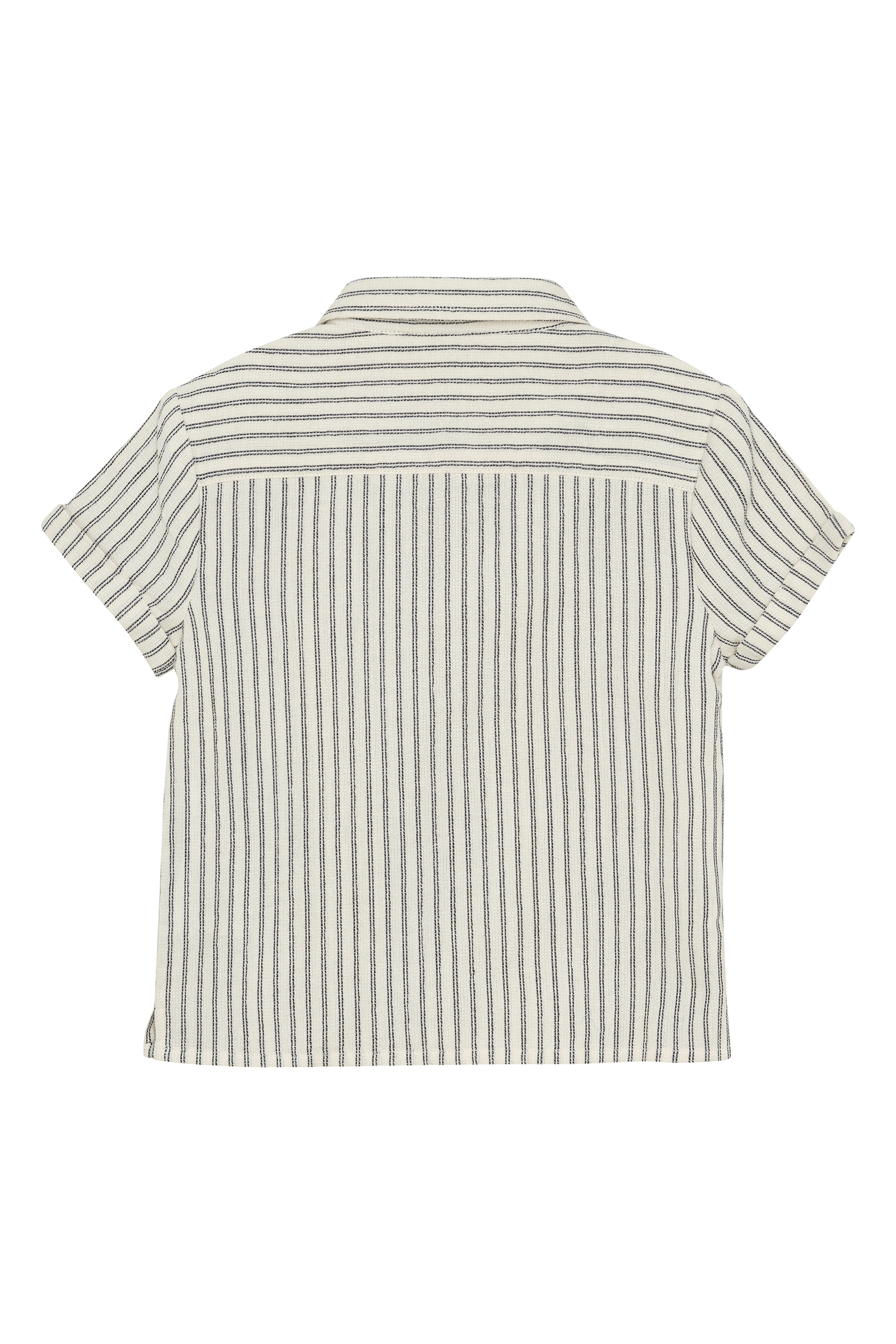 Daily7 Shirt small stripe bruin/beige-1 3