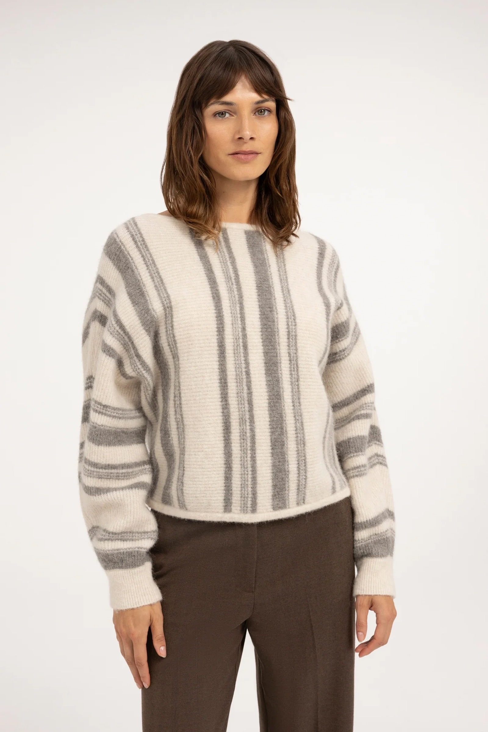 Dames sweater ecru