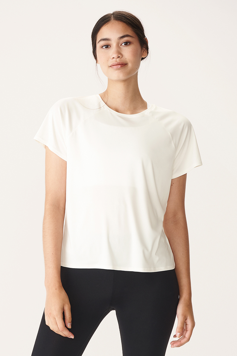 Rohnisch ACTIVE LOGO TEE Ecru-1 2