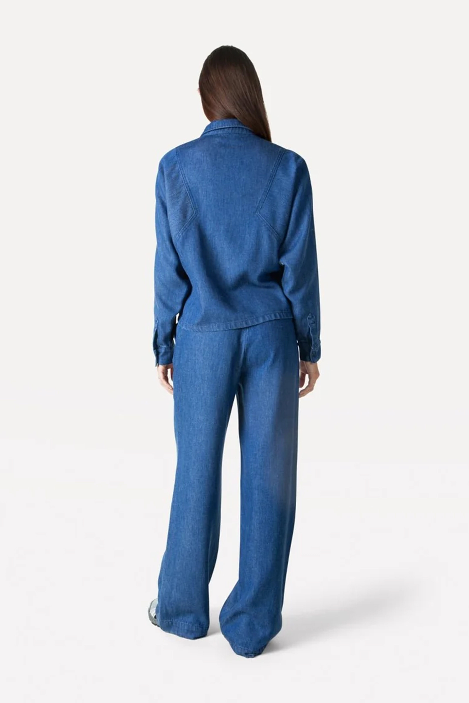 Dames broek blauw