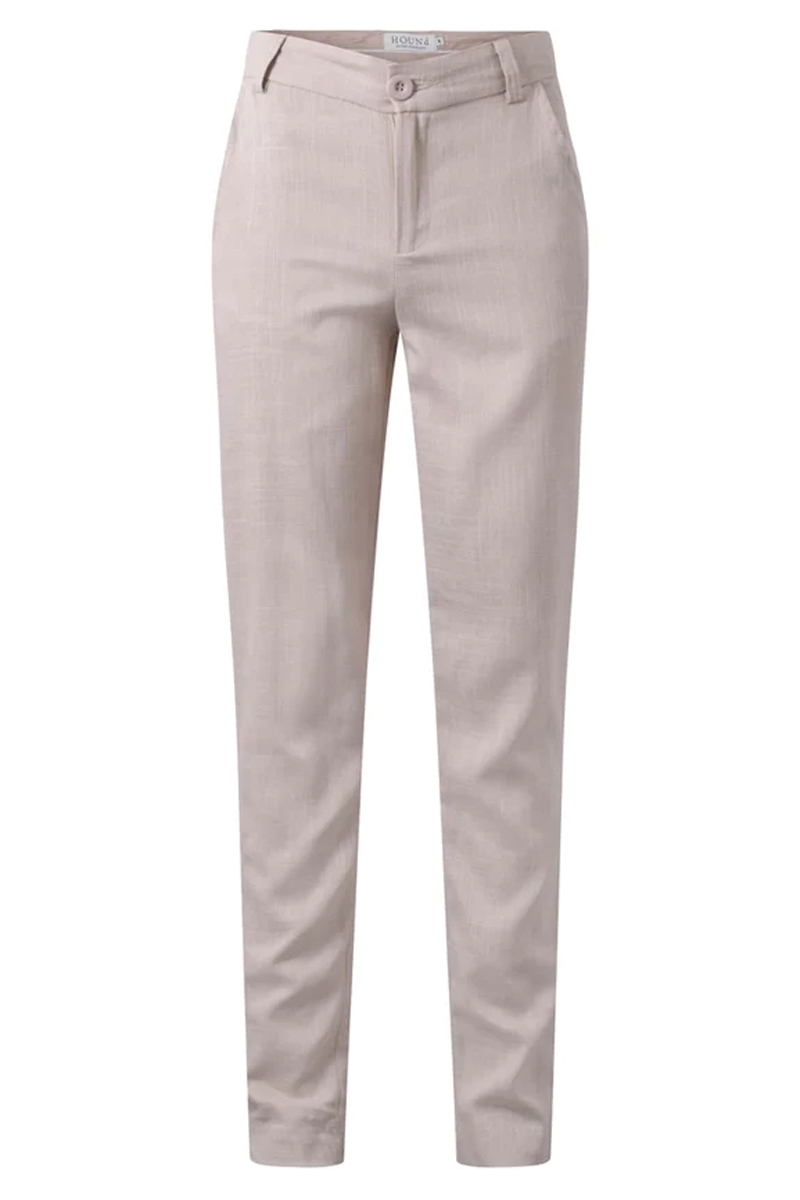 HOUNd Linen blend pants bruin/beige-1 1