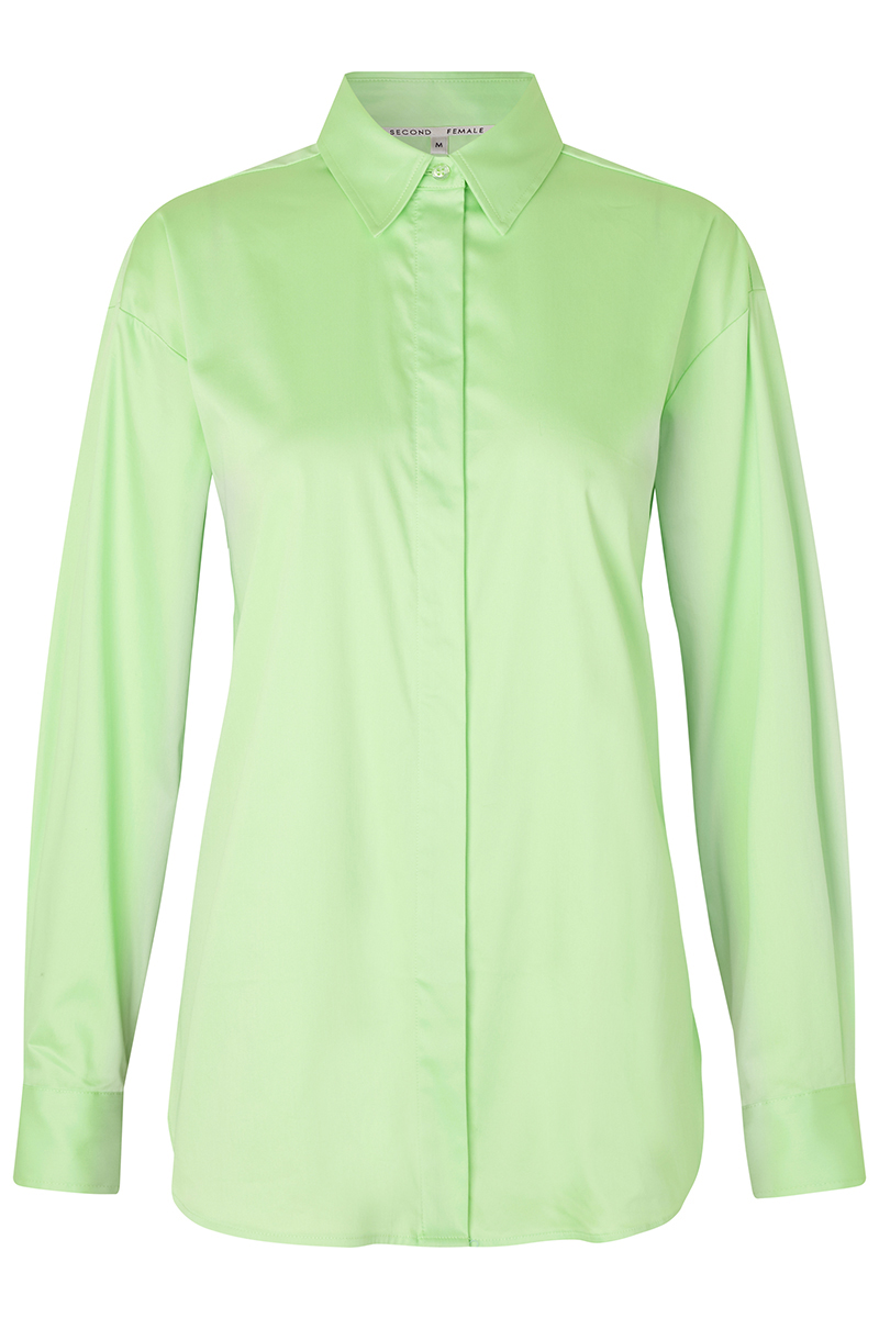 Second Female Milas Classis Shirt Groen-1 1