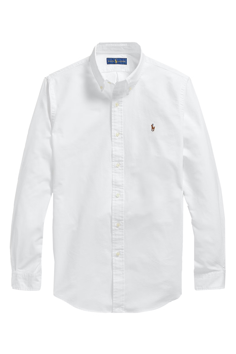 Heren overhemd lm casual wit