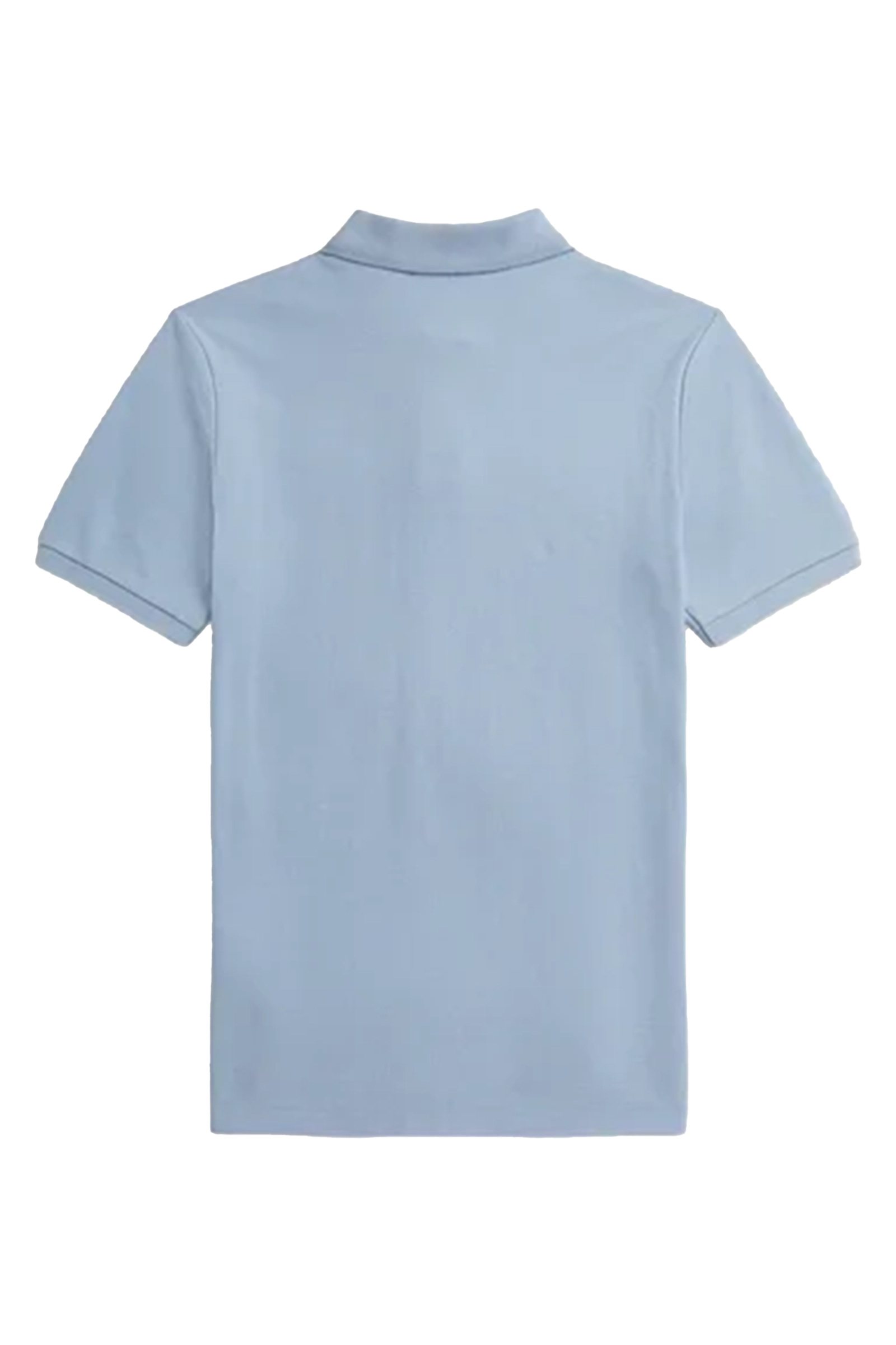 Jongens polo korte mouw blauw