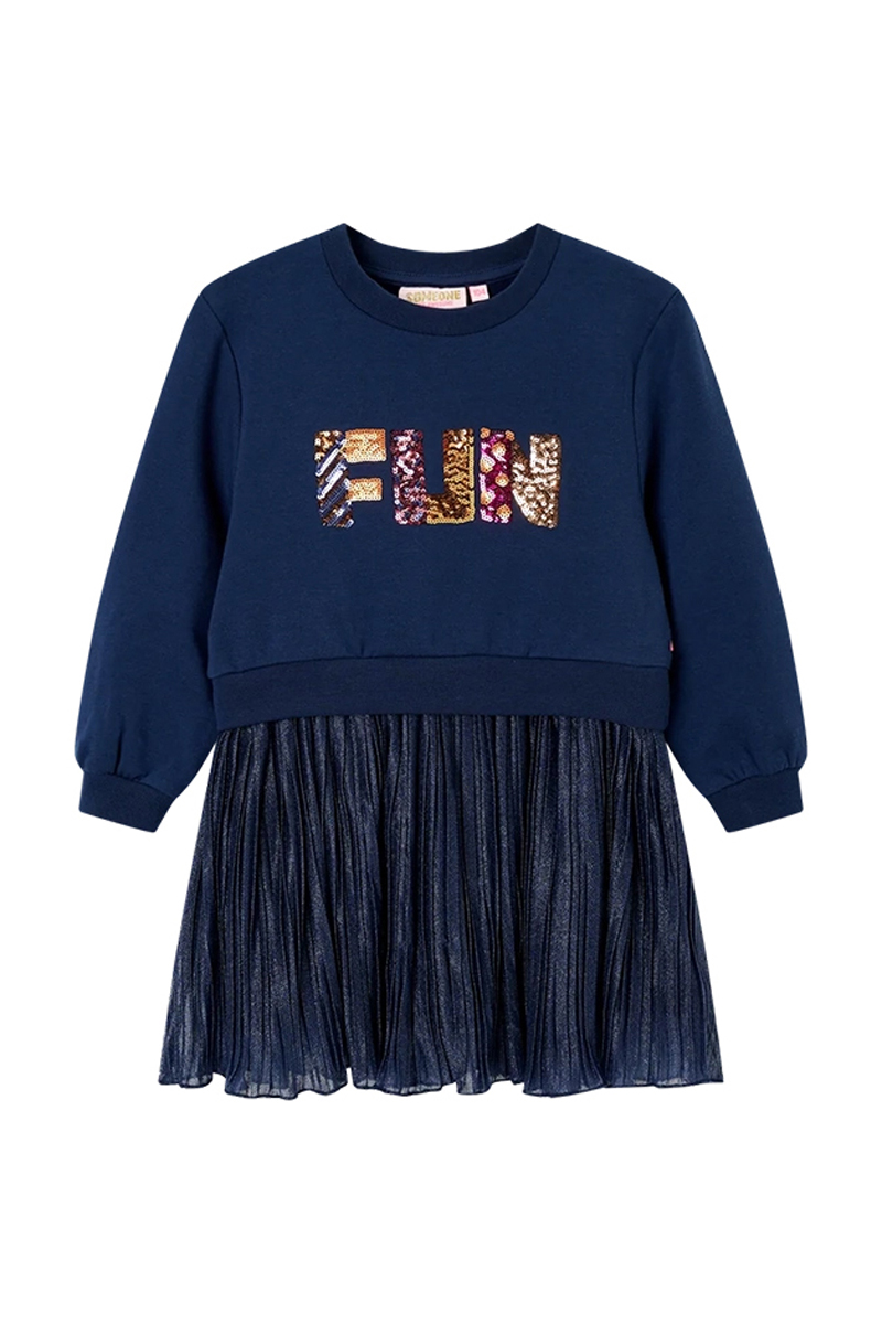 Meisjes jurk blauw