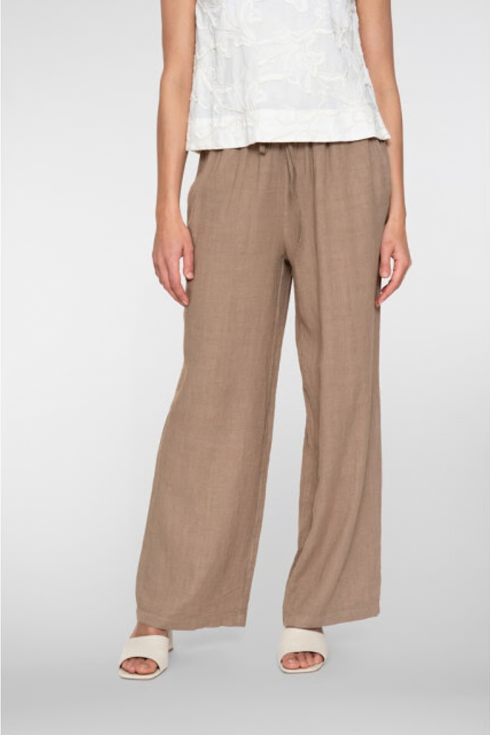 Dames broek bruin