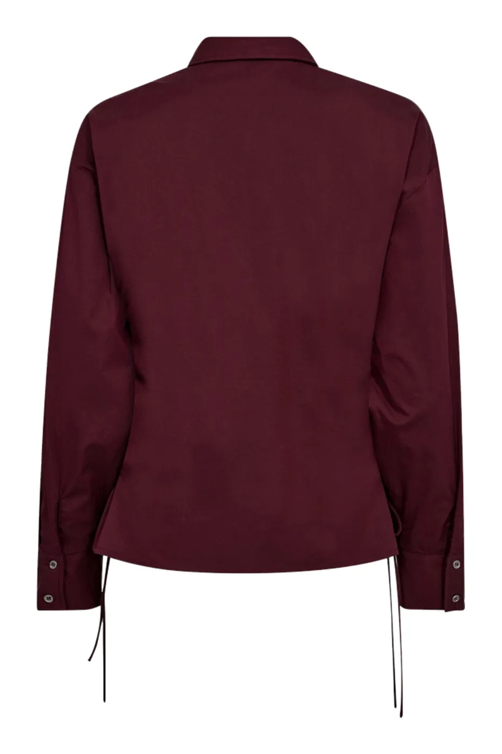 Dames blouse lange mouw wit