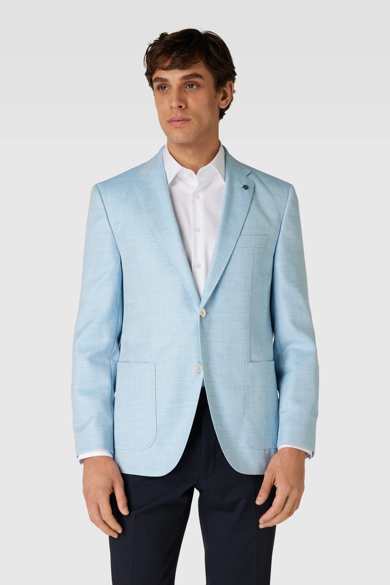 Heren colbert blauw