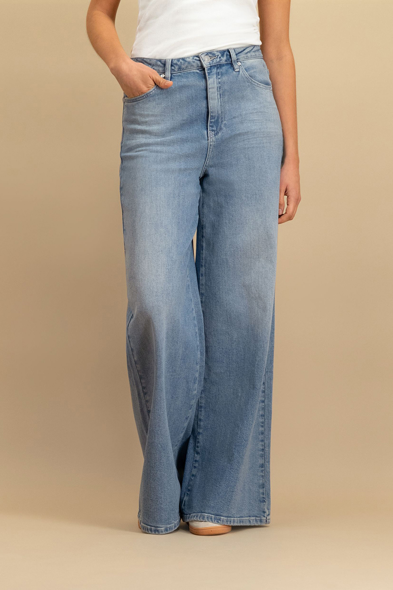 Dames jeans blauw