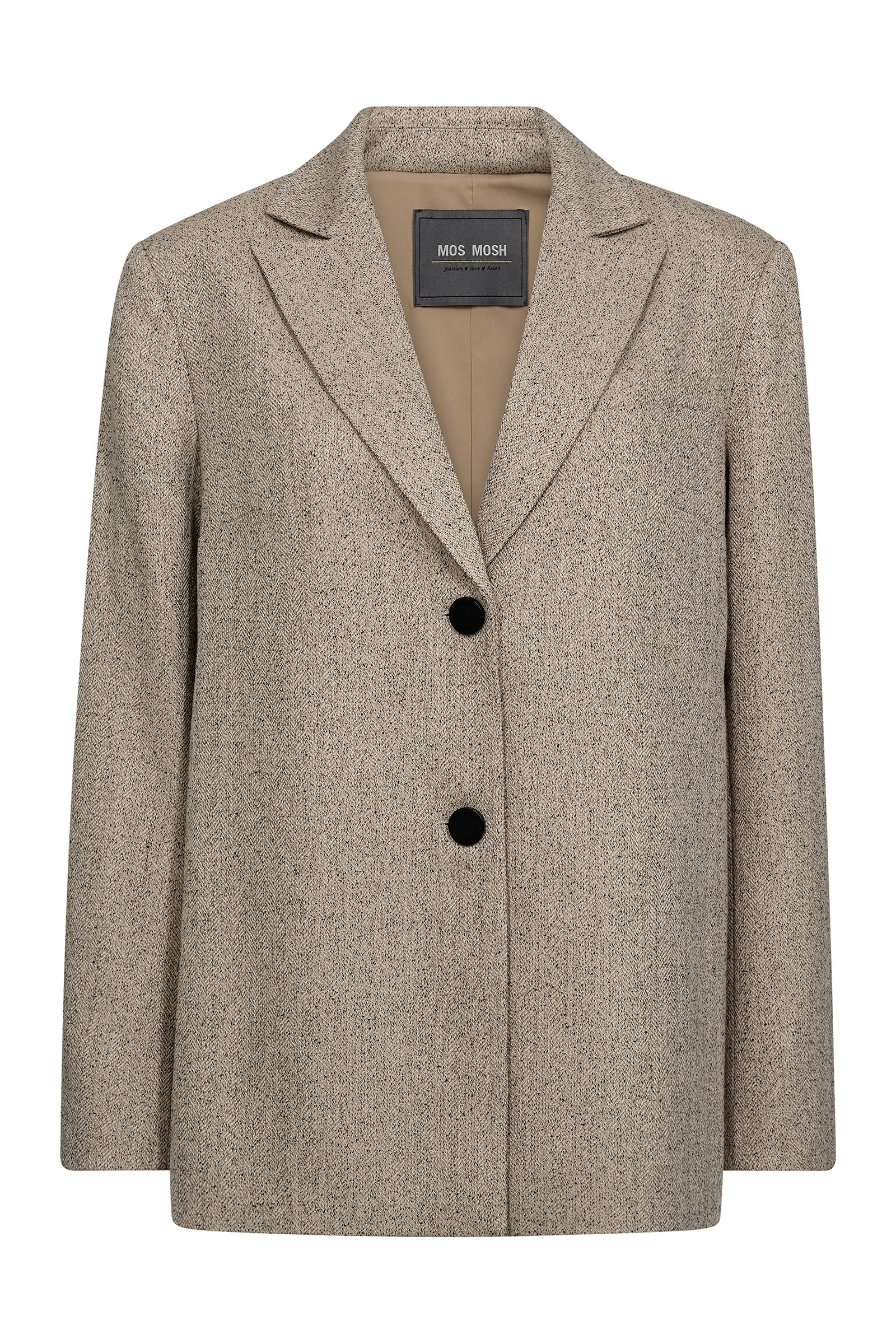Dames blazer bruin