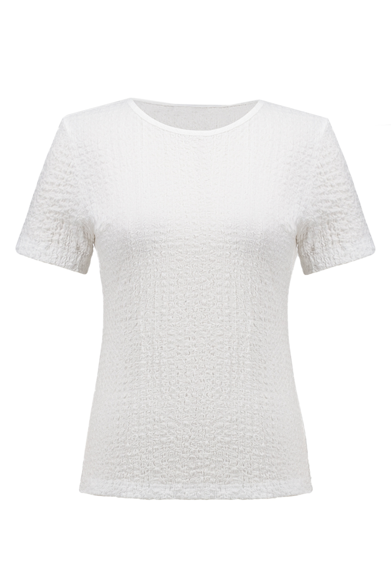 Dames top ecru