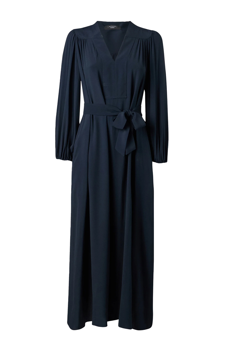 Dames jurk blauw