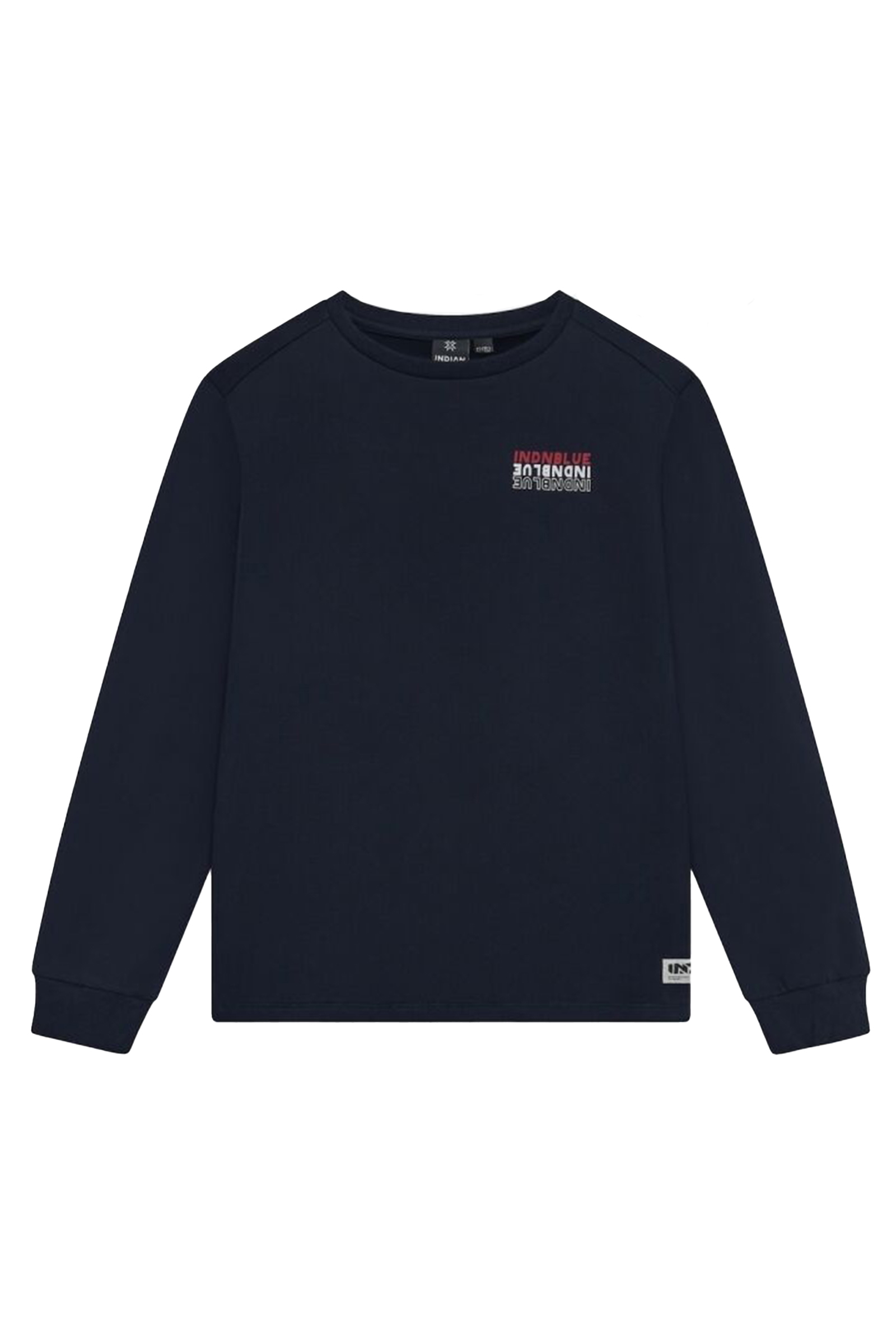 Jongens t-shirt lange mouw blauw