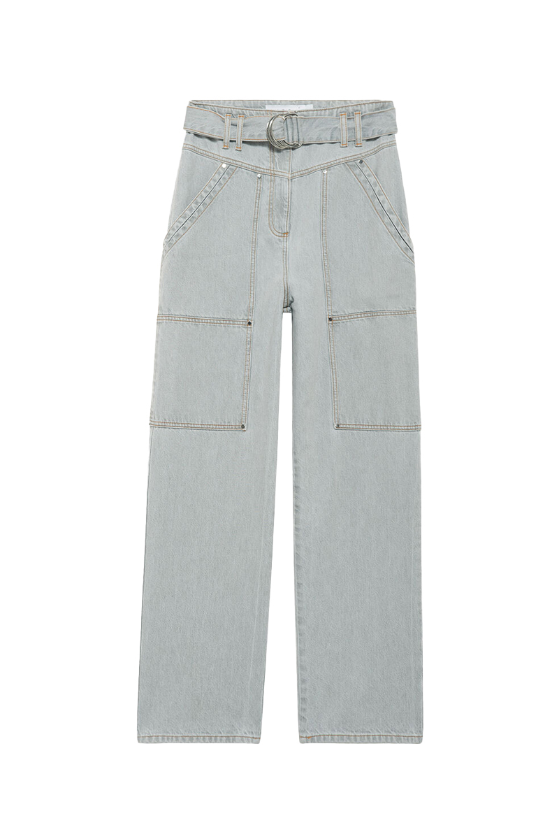 Dames broek grijs