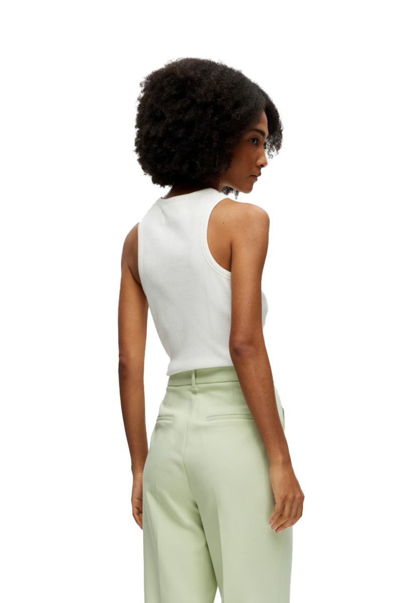Selected SLFANNA O-NECK TANK TOP NOOS Wit-1 4