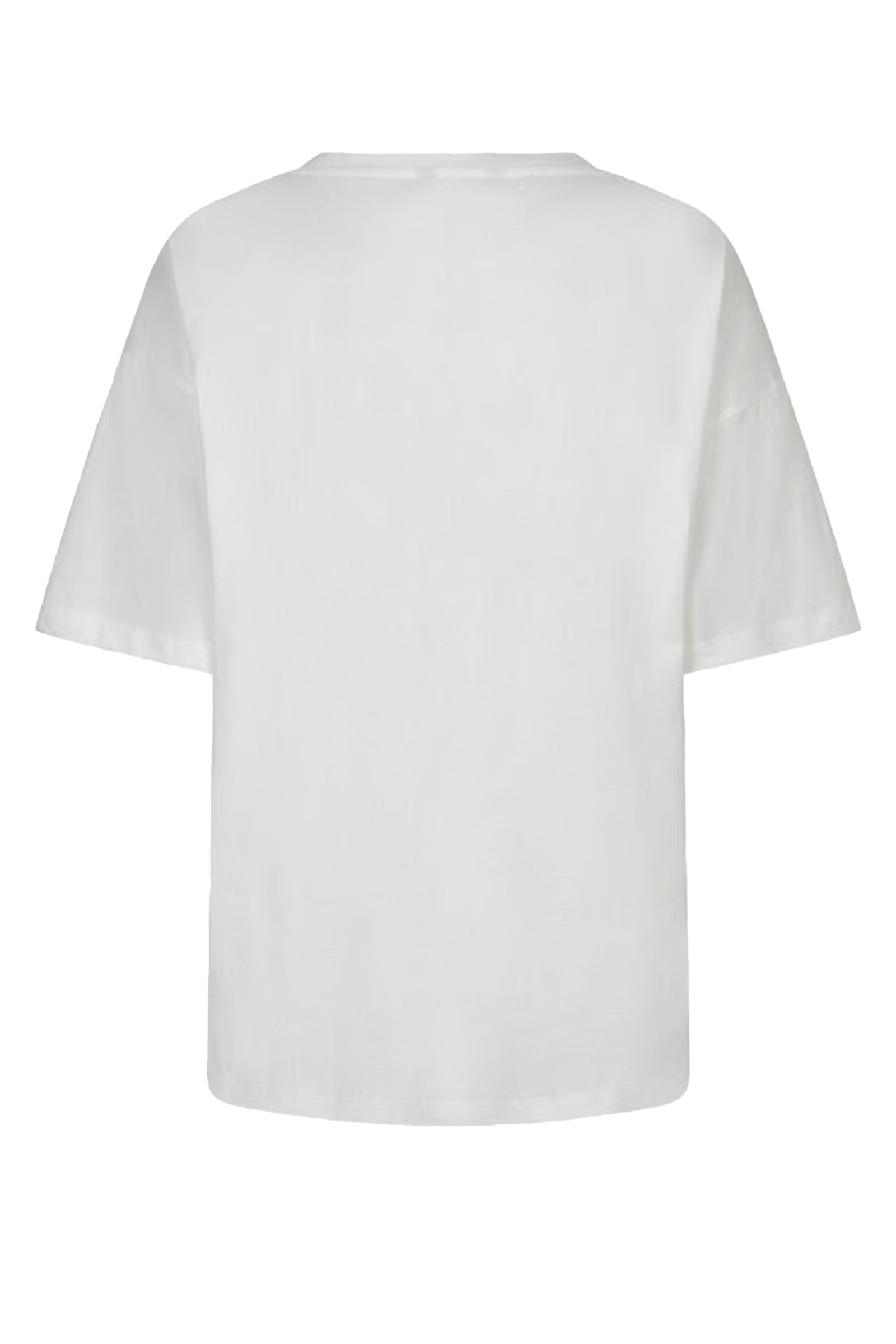 Dames t-shirt korte mouw ecru